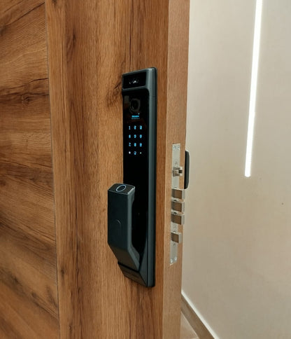 Cerradura digital con cámara, reconocimiento facial, especial para todo tipo de puertas, incluso puertas de seguridad
