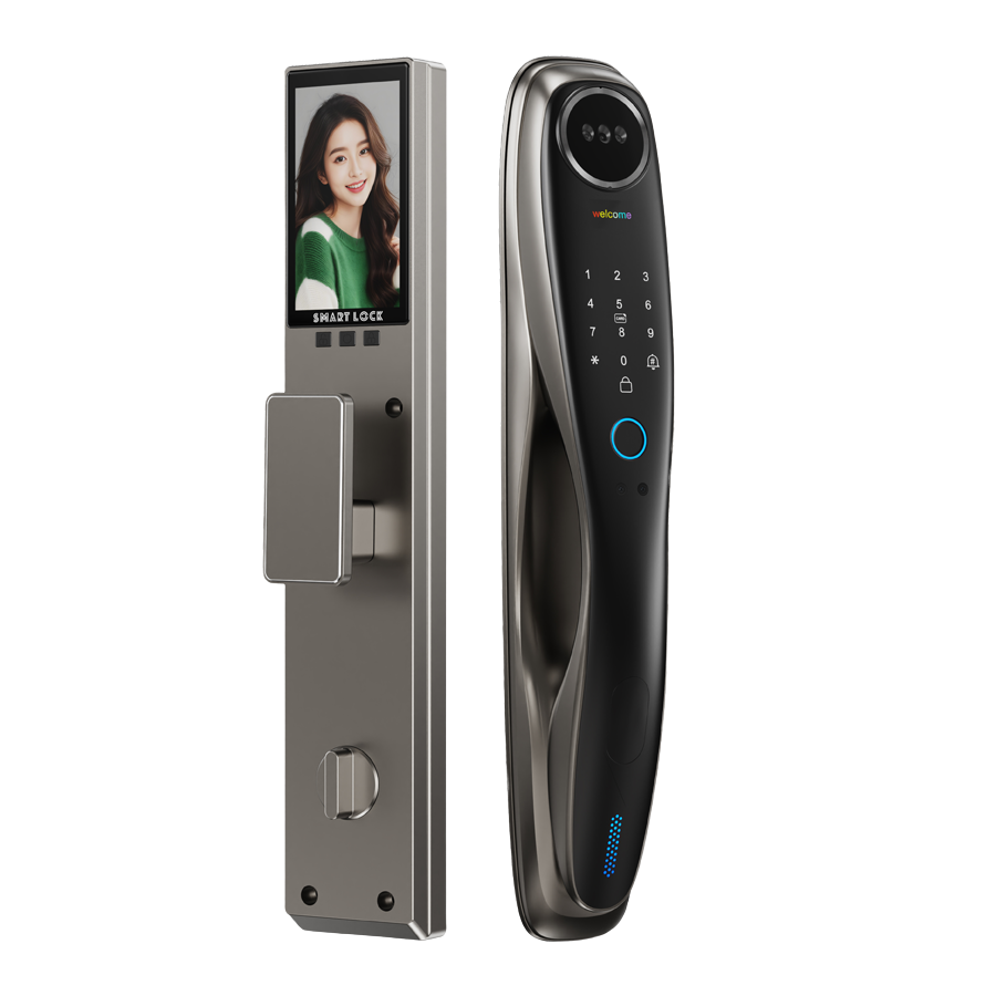 Cerradura digital EVIK K10 con reconocimiento facial Face IDpara puerta principal