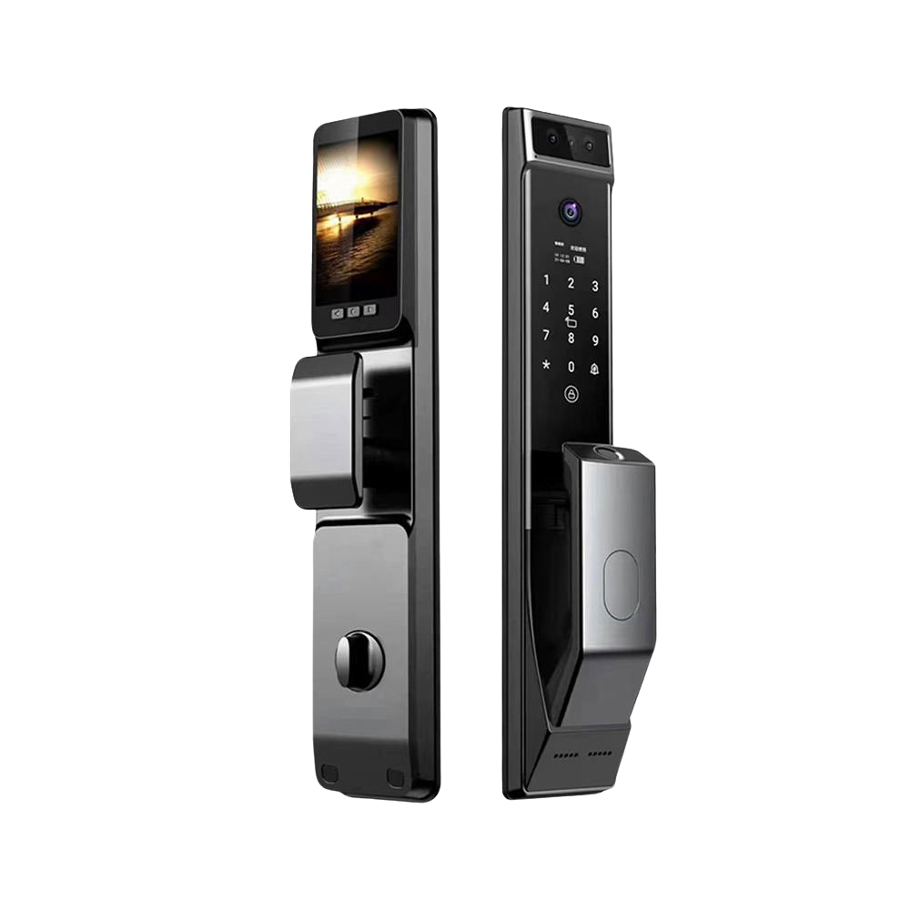 Cerradura digital EVIK XF10 con reconocimiento facial Face ID para puerta principal