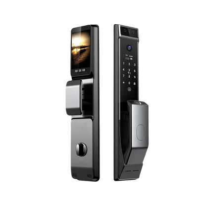 Cerradura digital EVIK XF10 con reconocimiento facial Face ID para puerta principal