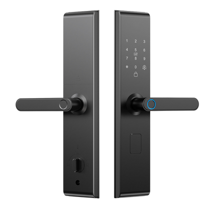 Cerradura digital EVIK Z14con huella, clave, tarjeta y app movil para puerta principal