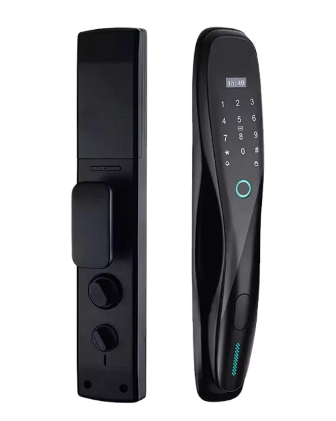 Cerradura digital EVIK K09 con motorizada, con huella, clave, tarjeta y app móvil. para puerta principal